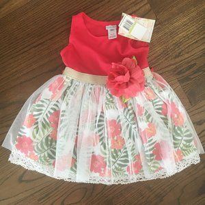 ADORABLE Brand New Tropical Dress for Girl - 4T